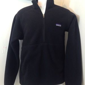 Black 1/2 Zip Patagonia Synchilla Mens M